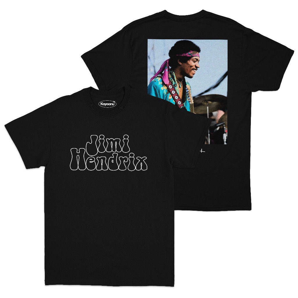 T-shirt JIMI HENDRIX - Live Perfoming | Kaos Band Jimi Hendrix