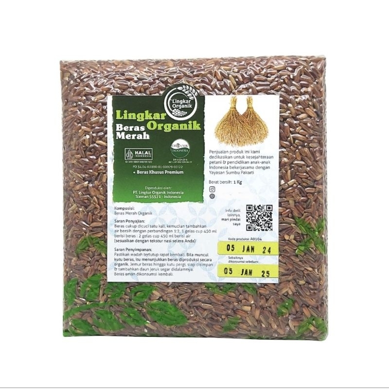 

Lingkar Organik Beras Merah (1 kg)