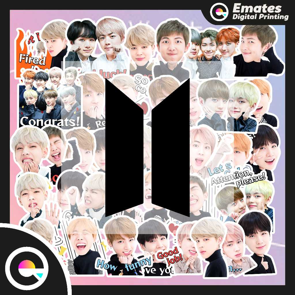 

[50pcs] Stiker Sticker BTS Personal Stiker Pack Aesthetic Laptop Waterproof Kpop
