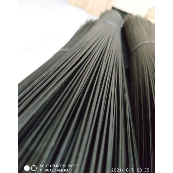 XES213 ORIGINAL Jeruji Bambu Kulitan Warna Hitam Semi Glosy 1 Iket isi 1batang