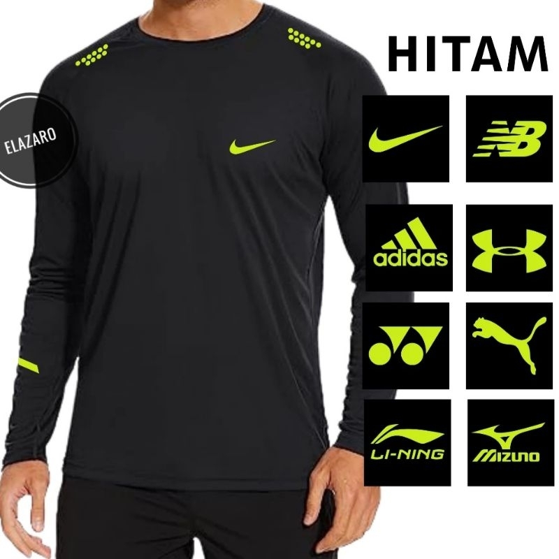 Kaos Pria Lengan Panjang Jersey Kaos sport lengan panjang