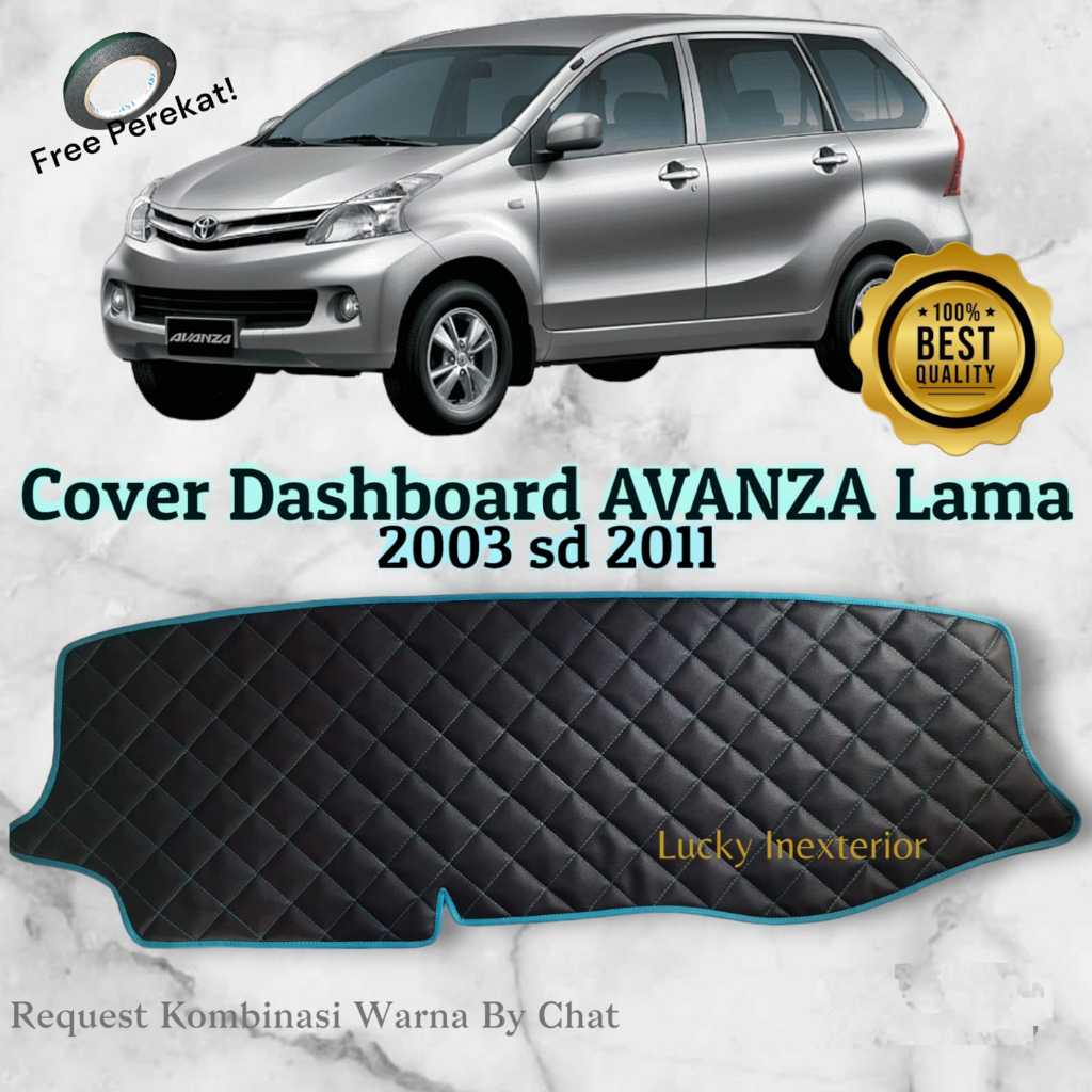 Cover Dashboard Mobil AVANZA Lama Toyota Kulit Premium Pelindung Alas Dasbor Interior Aksesoris