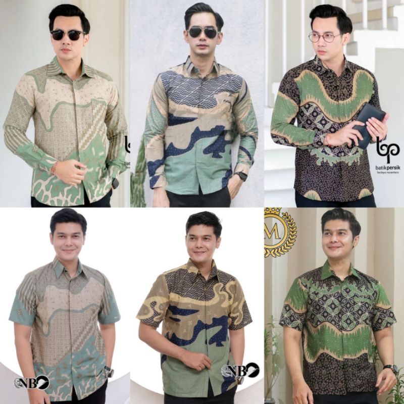 KEMEJA BATIK SPESIAL WARNA HIJAU SAGE/ HIJAU WARDAH BABY GREEN SERIES New Arrival Distro Batik Pria 