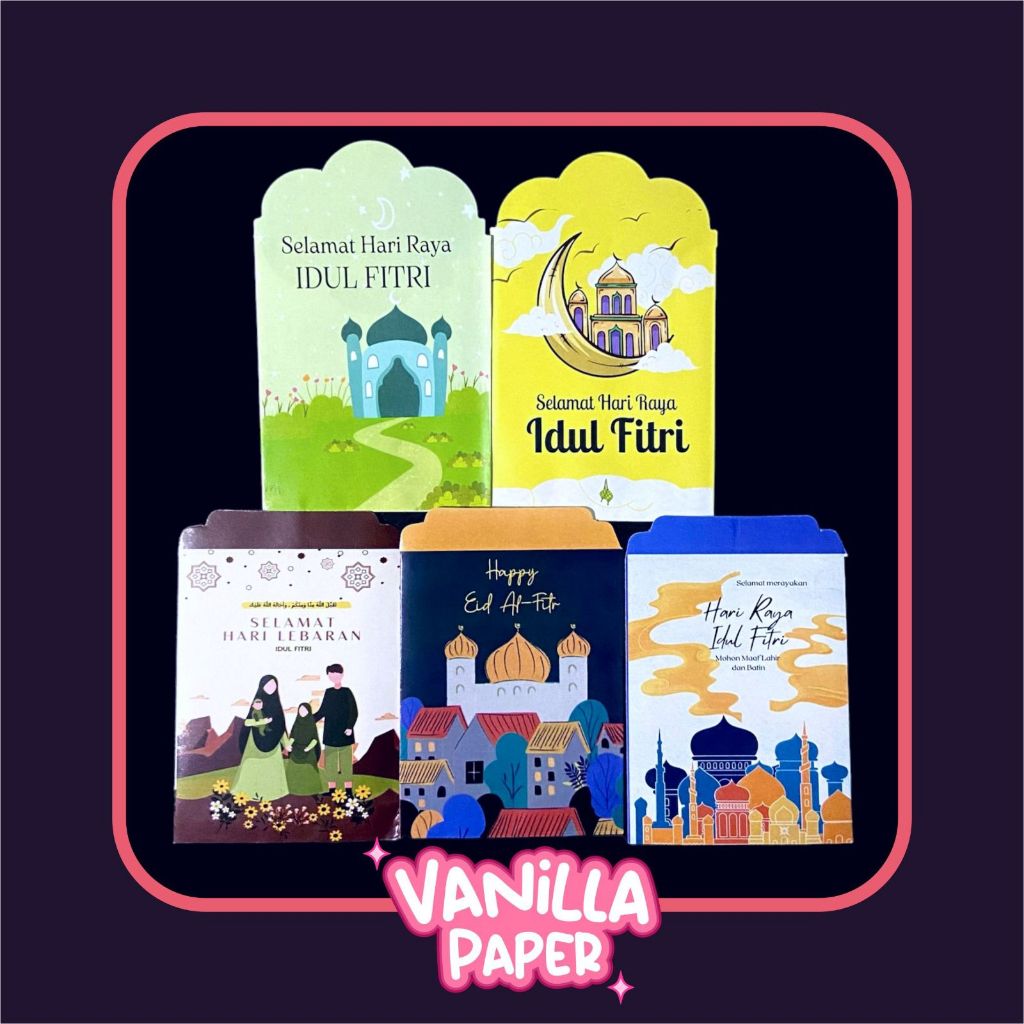 

Amplop Lebaran / Amplop Idul Fitri Motif Muslim