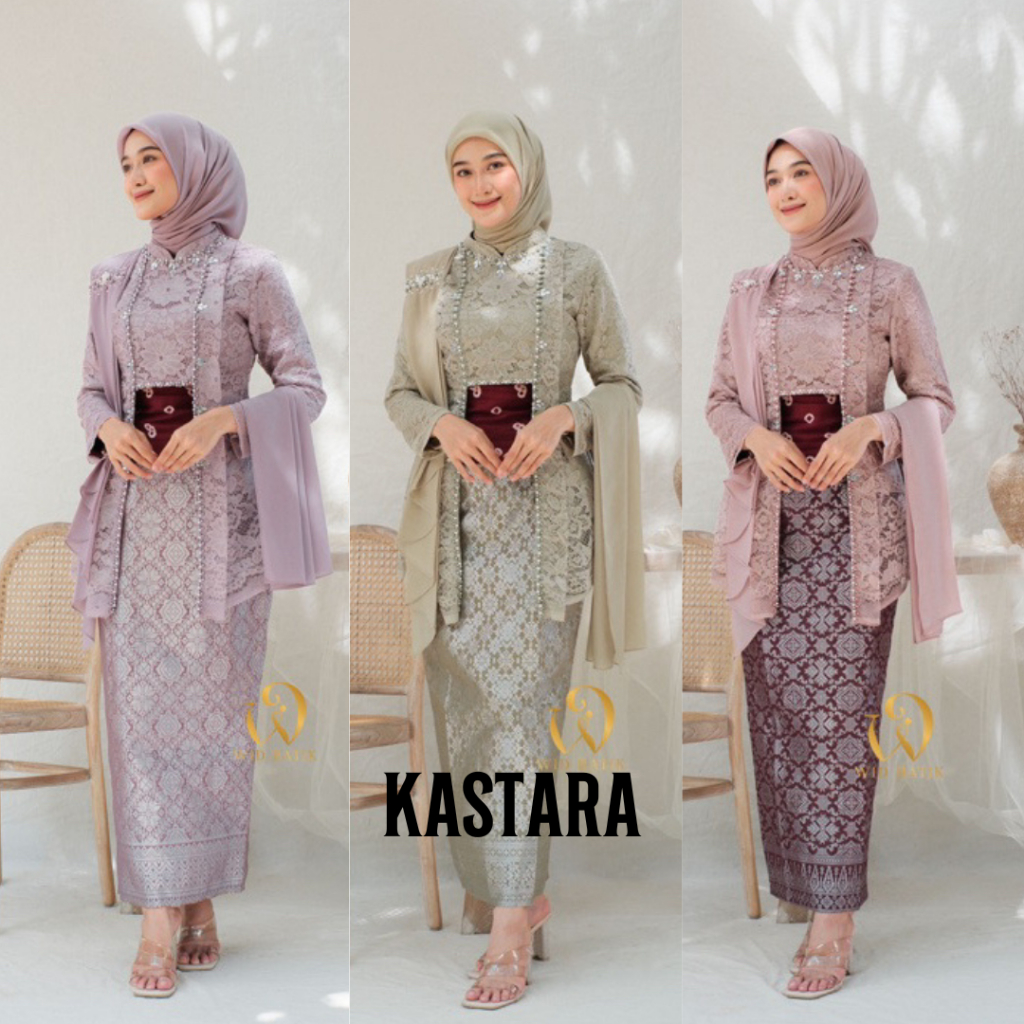 Laksmi Kebaya Kutu Baru Modern Free Belt By Kastara Batik Couple  Kebaya Wisuda Lamaran Full Payet