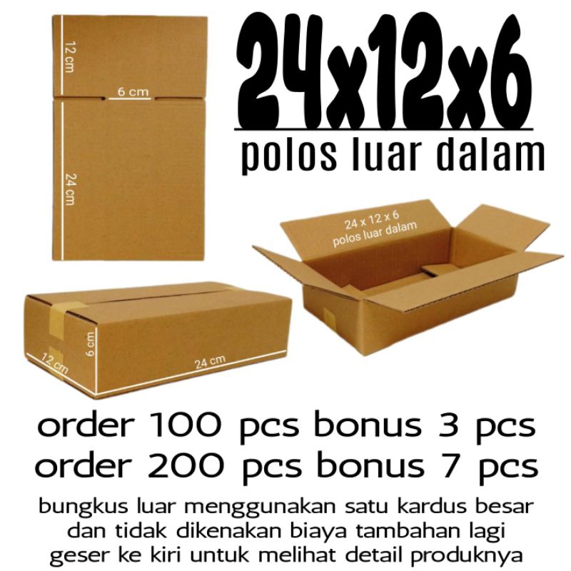 Kardus Packing 24x12x6