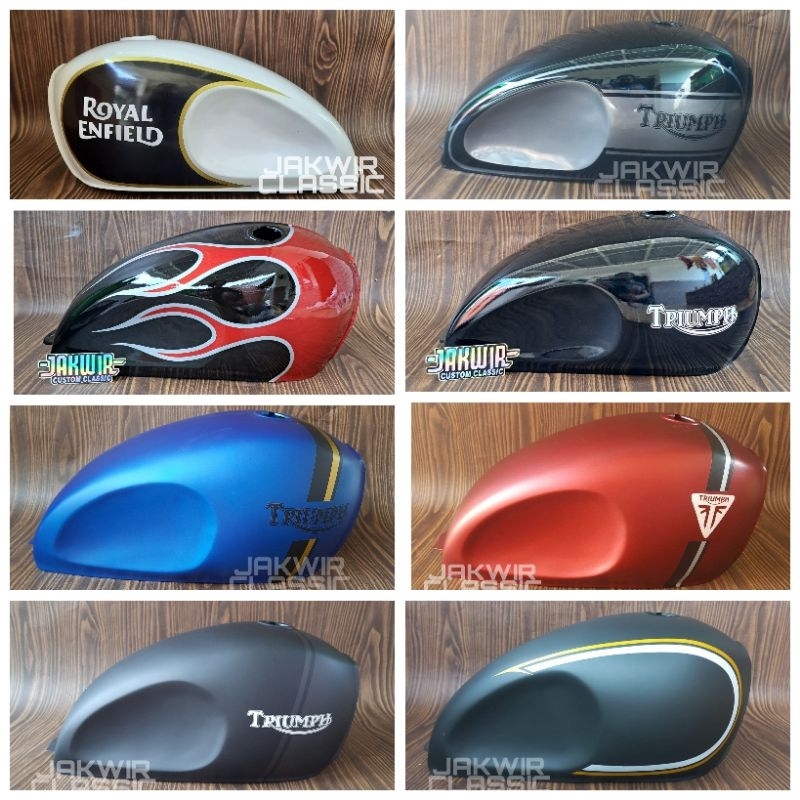 Tangki W 175 Custom W175 Aksesoris Japstyle Caferacer Bratstyle dll bisa request warna motif dll