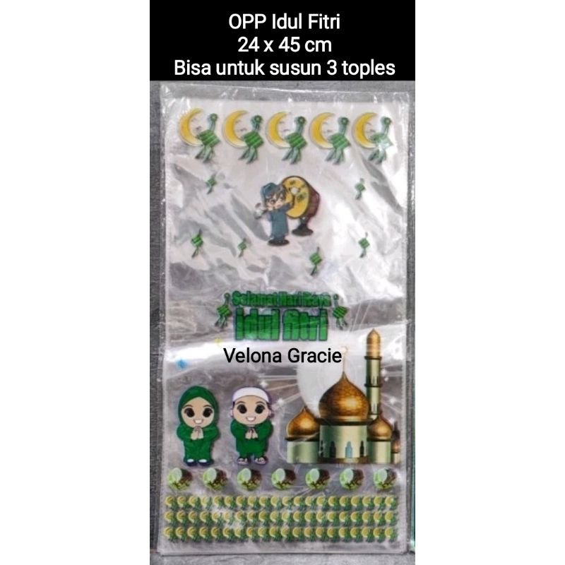 

OPP Idul Fitri 24x45 isi 12 pcs Kantong Hampers Souvenir Lebaran