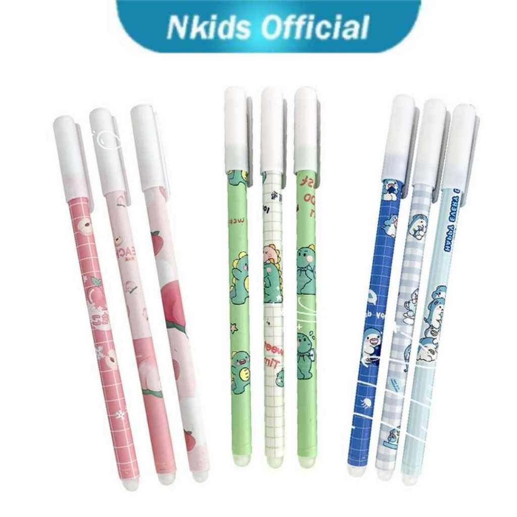 

Pulpen Gel Hapus Karakter Animal isi 6 pcs