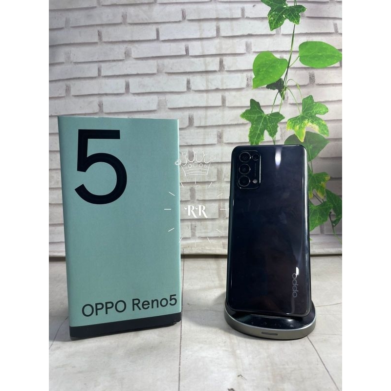 Oppo Reno 5  4G 8/128 GB Starry Black Second Fullset Oem box + Charger Ori