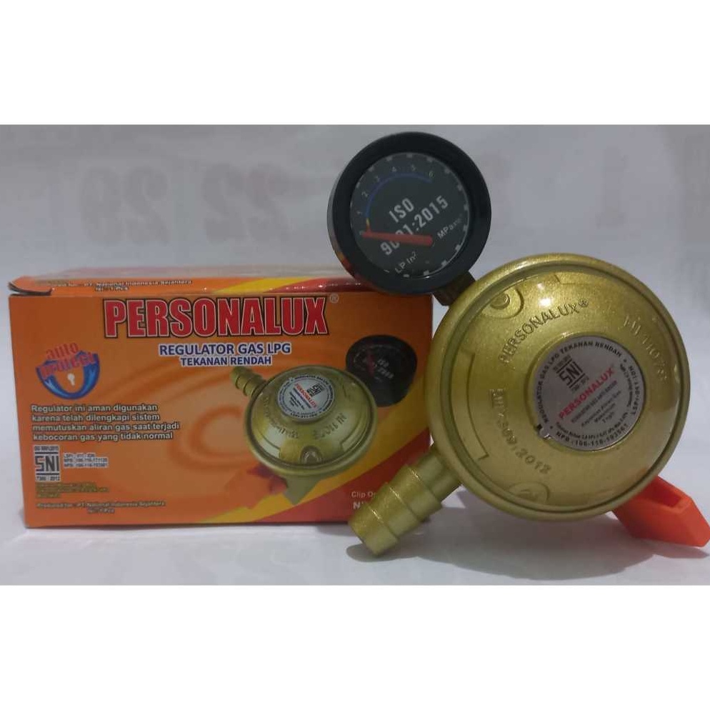 ART U72D HOT SALE Regulator Kompor Gas LPG Personalux Meter Tekanan Rendah Regulator Plus Meter Regu