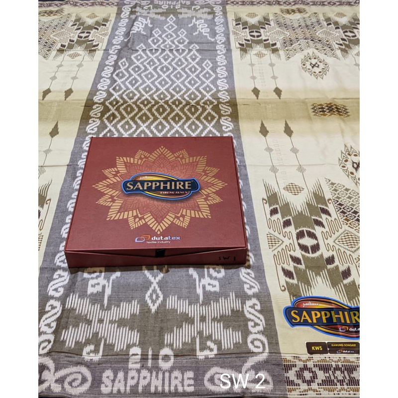 Sarung Sapphire Kws kawung songket