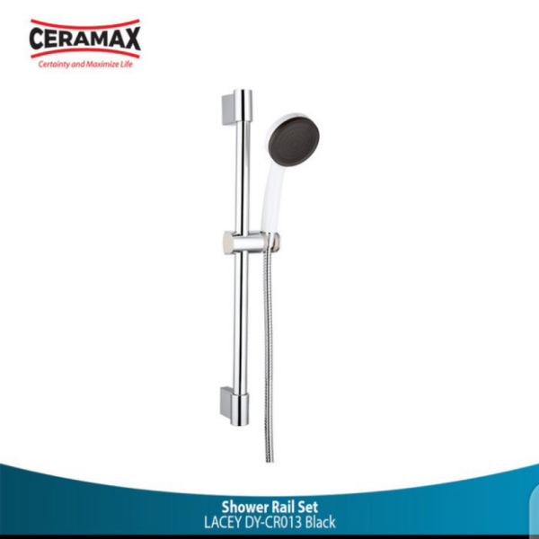 Jual Shower rail set DY-CR013 Blakck Murah