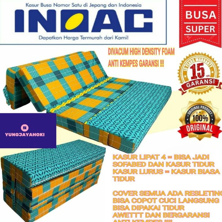 Paling Diminati KASUR BUSA LIPAT  MATRAS LIPAT INOAC BERGARANSI  KASUR BUSA SUPER INOAC