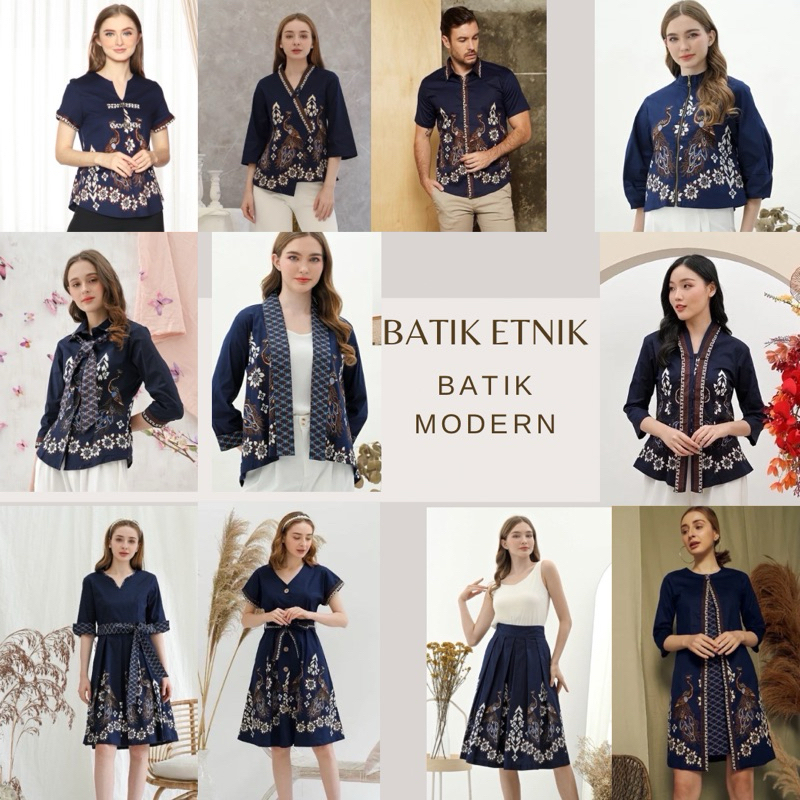 COUPLE BATIK Navy - 208JM - 113JM - 252JM - 242JM - 262JM - 267JM - 241JM - 135JM - 158JM - 263JM - 