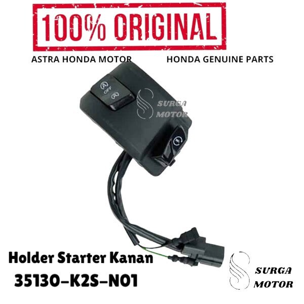 Holder Starter Saklar KANAN Vario 160 125 2022 Tombol Stater Sakelar Gas Right Switch Assy Start Idl