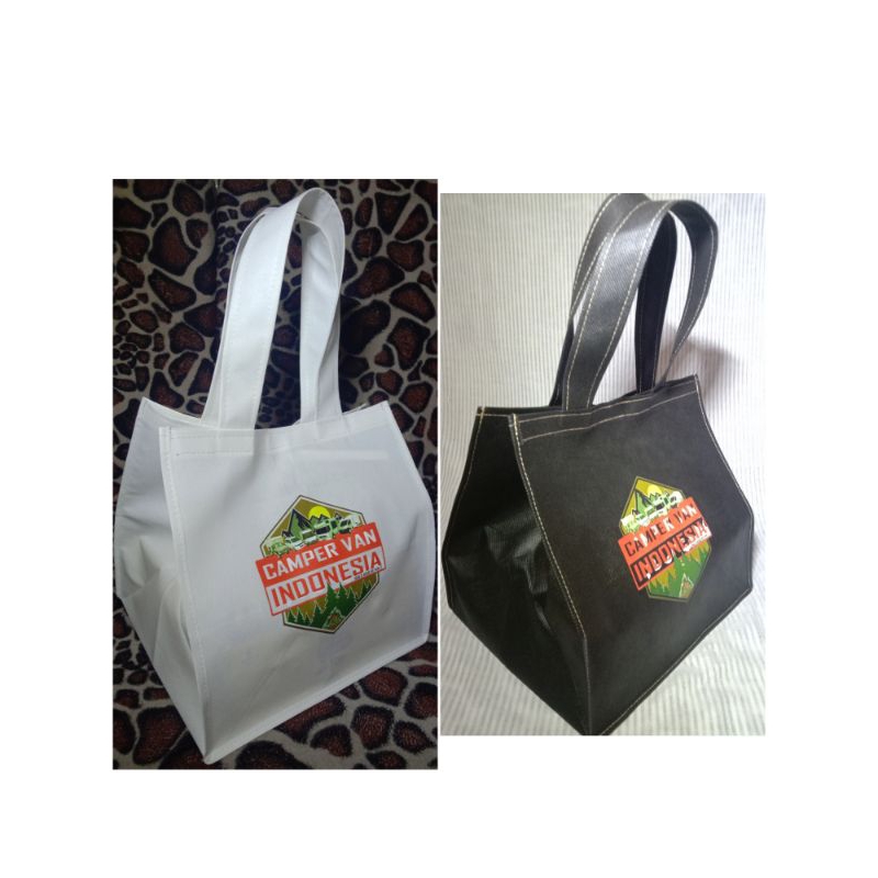 Tas Sablon Custom/Goodie bag custom dg sablon
