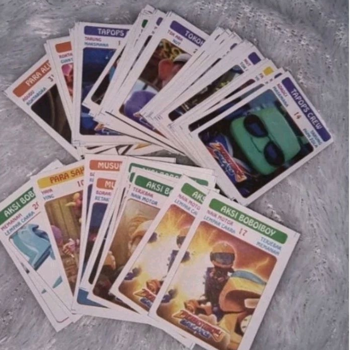 kartu kwartet kartu viral isi 320 pc