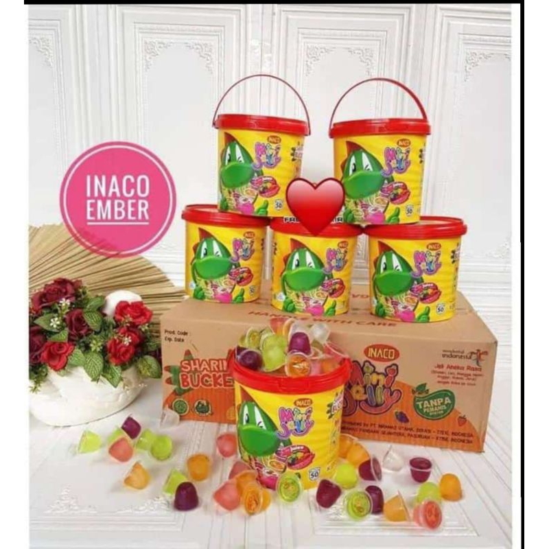 Innaco Inaco Agar Jelly Ember isi ±50pcs