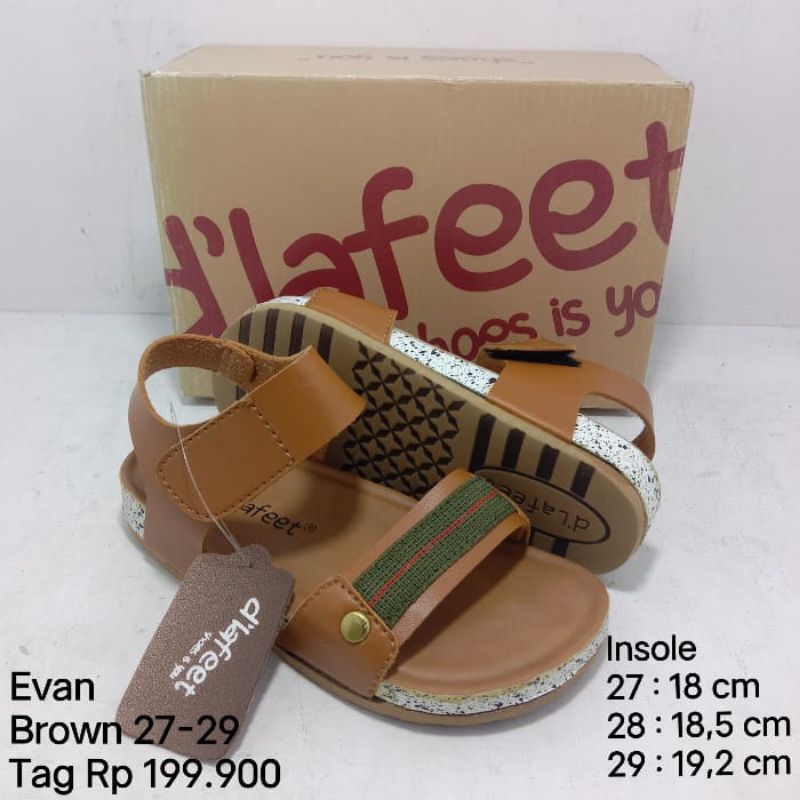 (Size 28-36) SENDAL ANAK DLAFEET WANITA&LAKI ORIGINAL