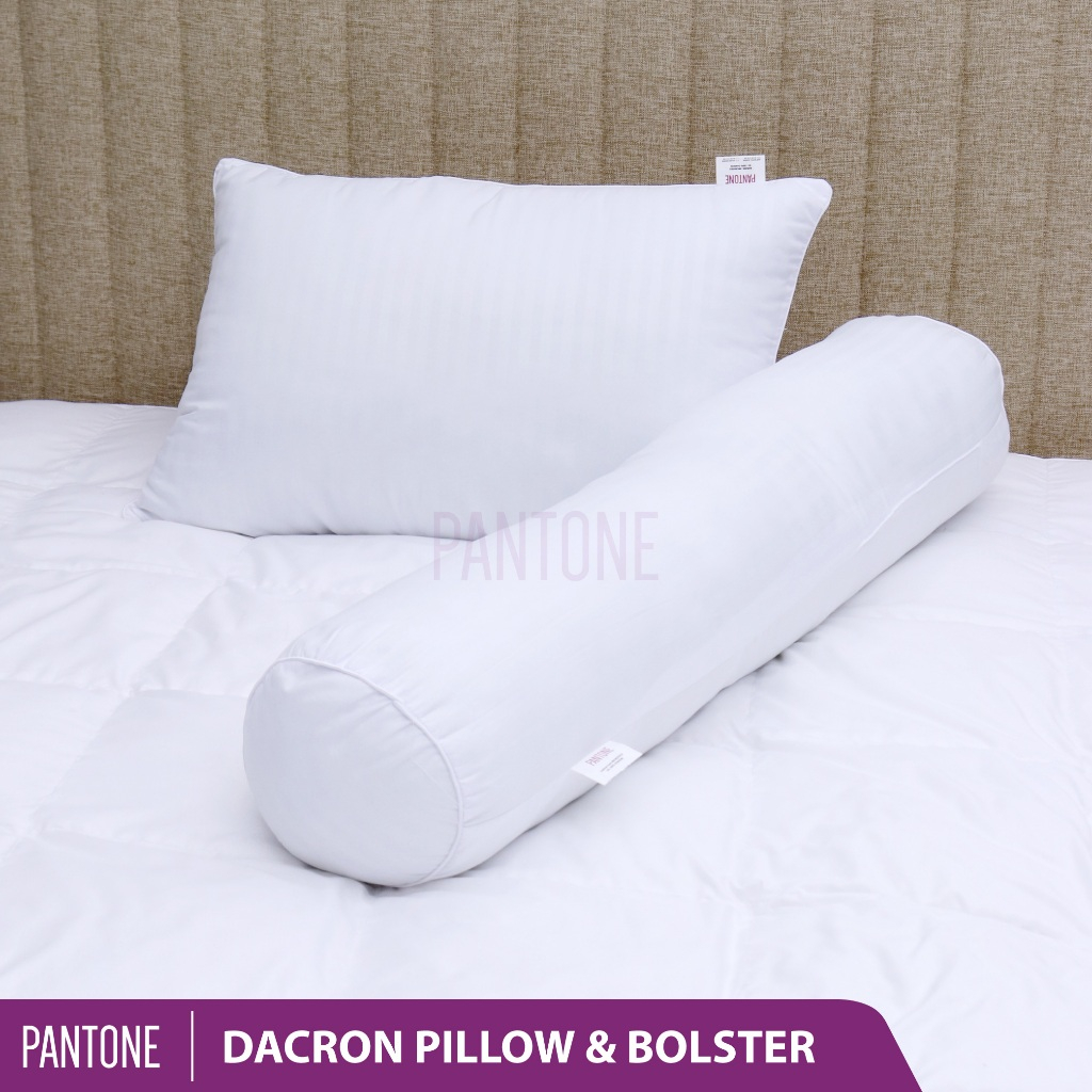 Pantone Bantal Dan Guling Tidur Dacron 100%- Putih