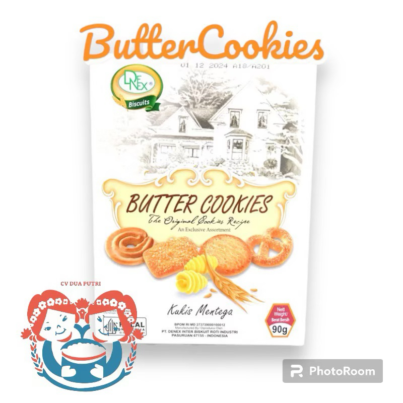 

Butter Cookies monde denex 90gr ( 1 dus isi 24 ) / hampers / Hajatan/ Bingkisan