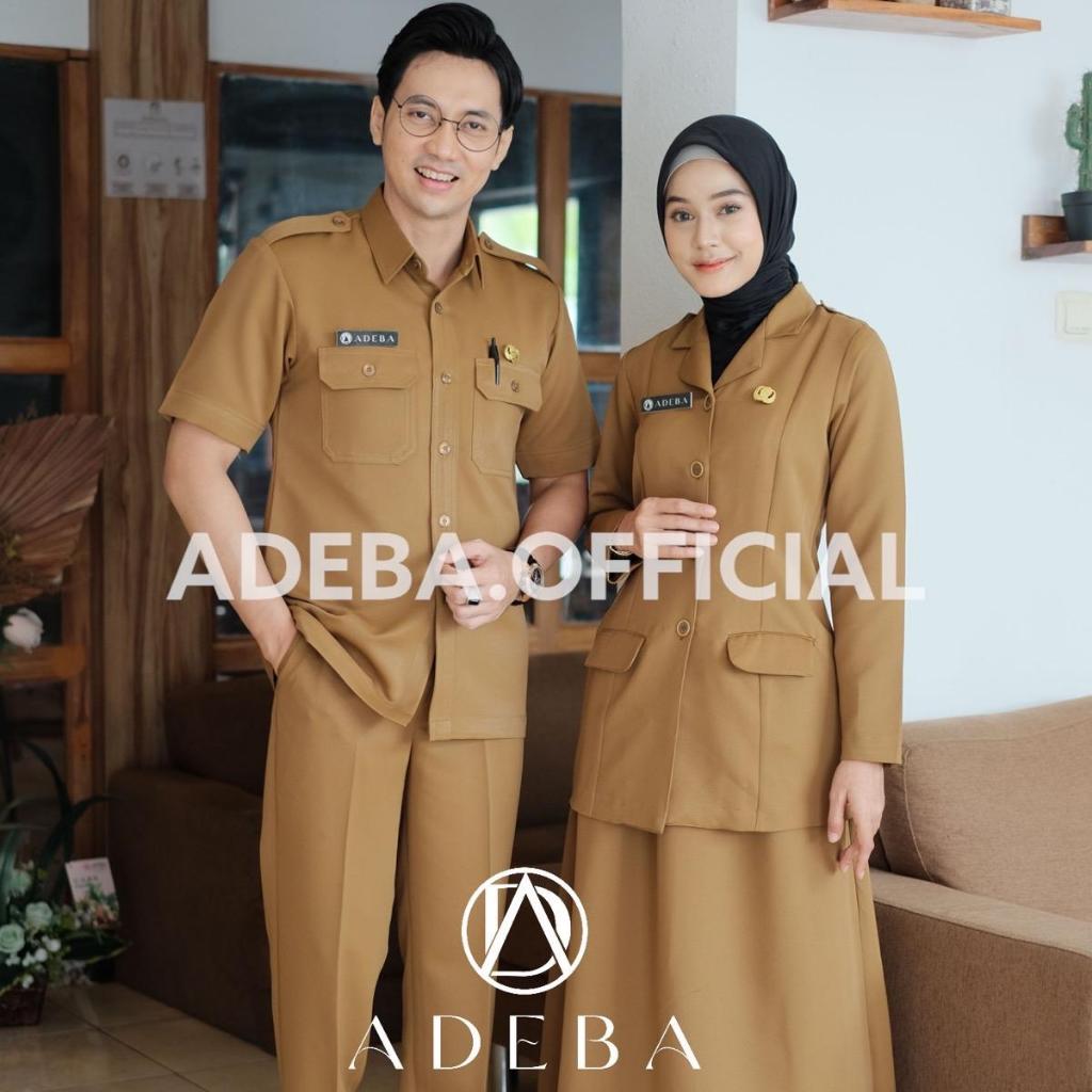 ADEBA | SERAGAM PNS WANITA BAJU SERAGAM PDH PEMDA WANITA BAJU DINAS PDH PNS