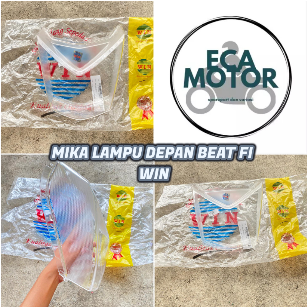 MIKA LAMPU DEPAN BEAT FI MERK WIN || MIKA KACA LAMPU DEPAN / REFLEKTOR BEAT FI WIN