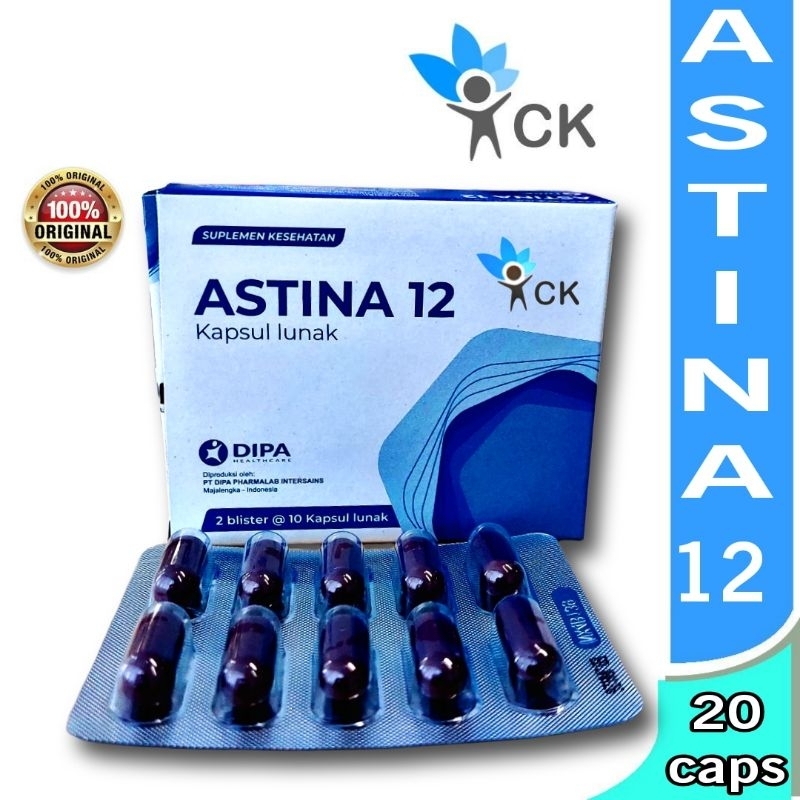 ASTINA 12 - astaxanthin 12 mg - rahasia awet mudamu