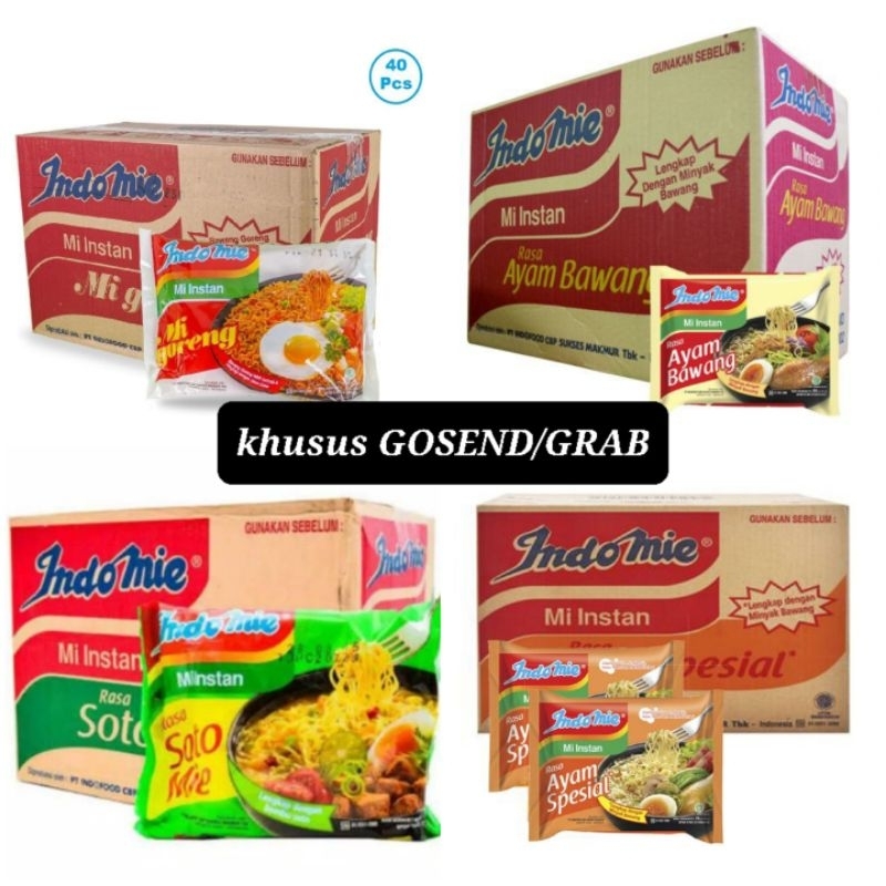 

Indomie kuah/goreng dus isi 40 Tangerang