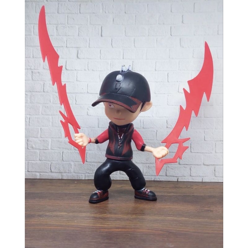 Boboiboy halilintar rare 13cm lengkap halilintar Action Figure murah mainan mcd murah