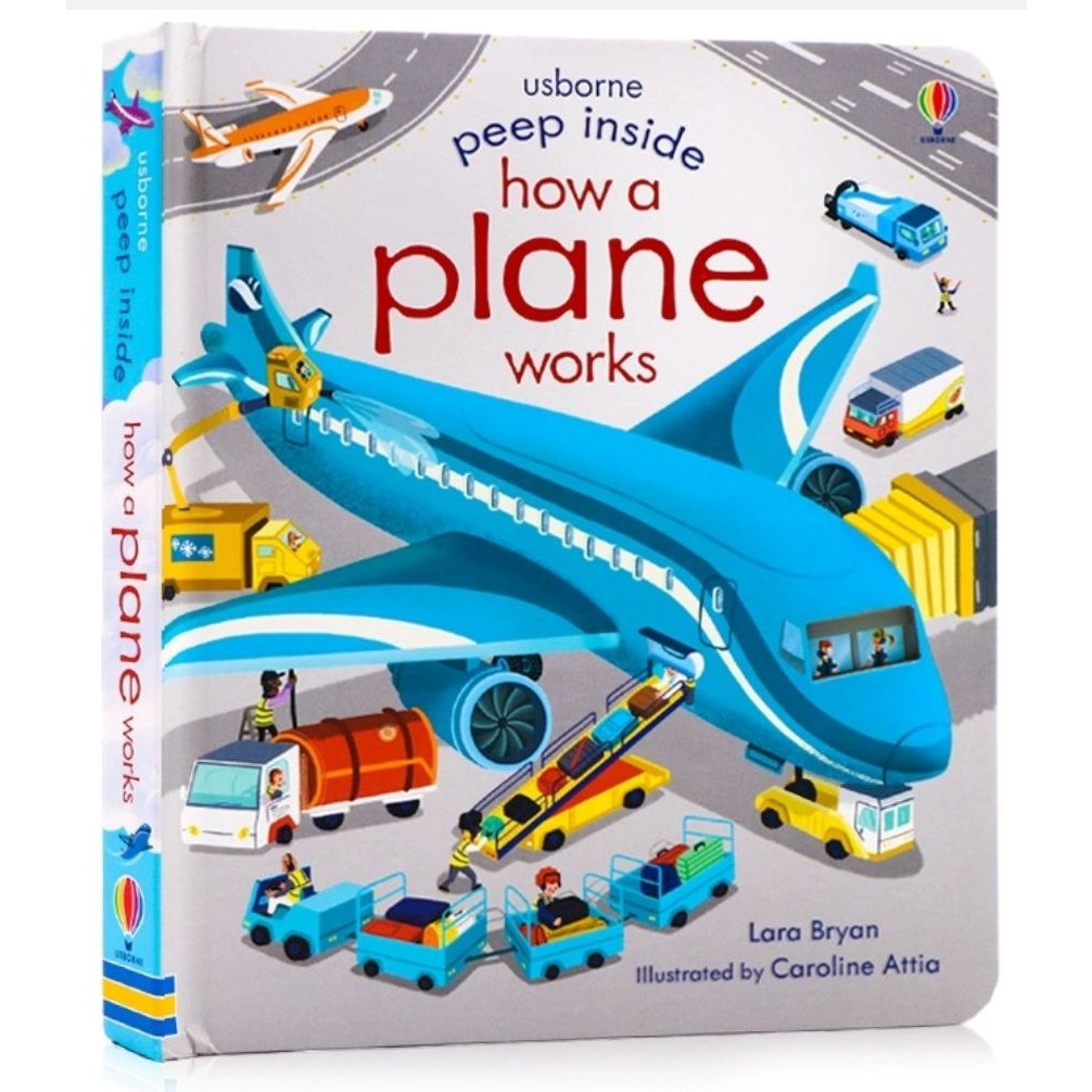 [Edu] Story Book Peep Inside Plane Buku Cerita Anak Tentang Peswat Terbang