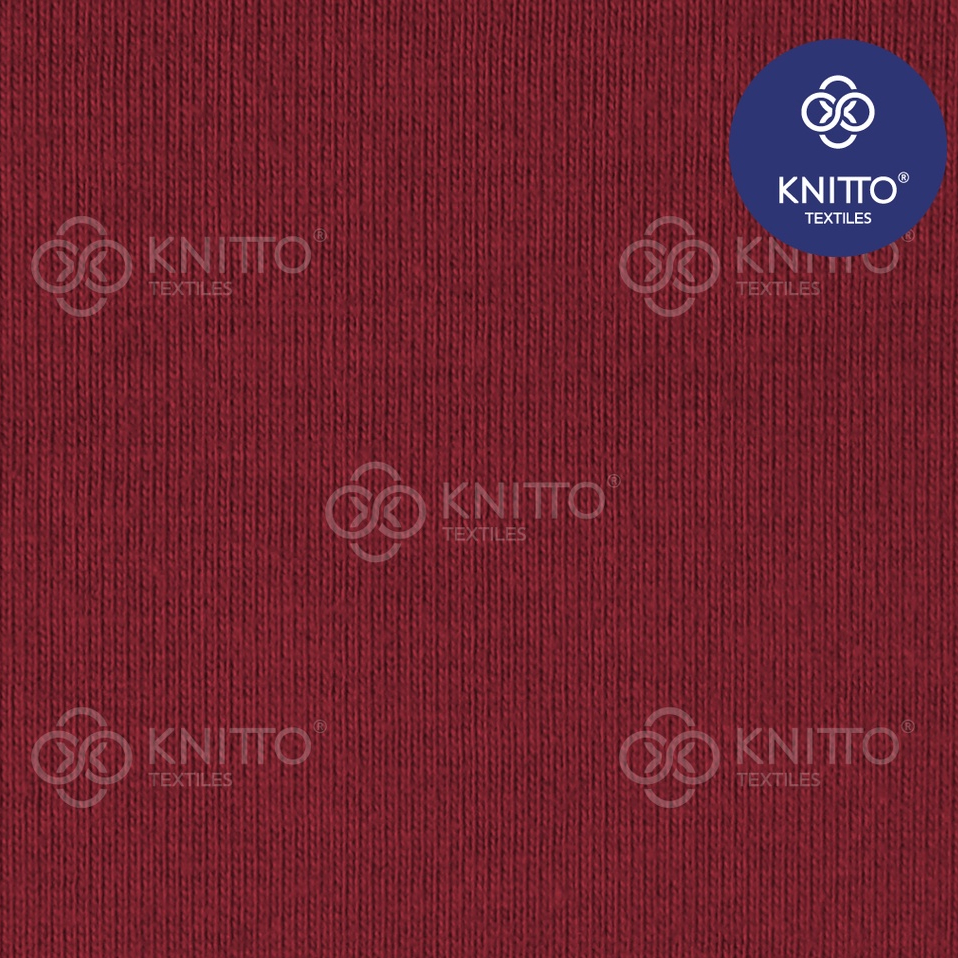 KAIN Cotton Combed 24S Maroon ( BAHAN KAOS ) - Knitto