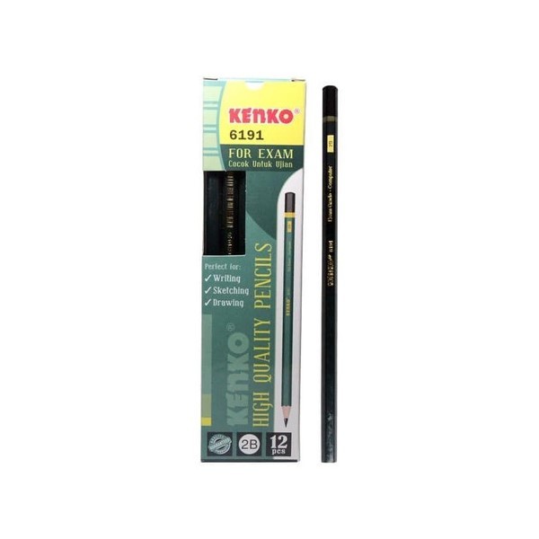

[PACK] Pencil / Pensil 2B Hitam - Kenko 6191 MURAH