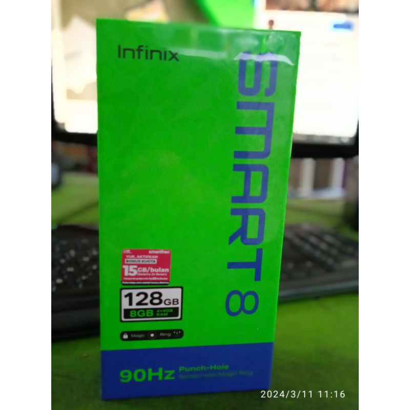 Infinix Smart 8 Ram 8 Internal 128 Baru