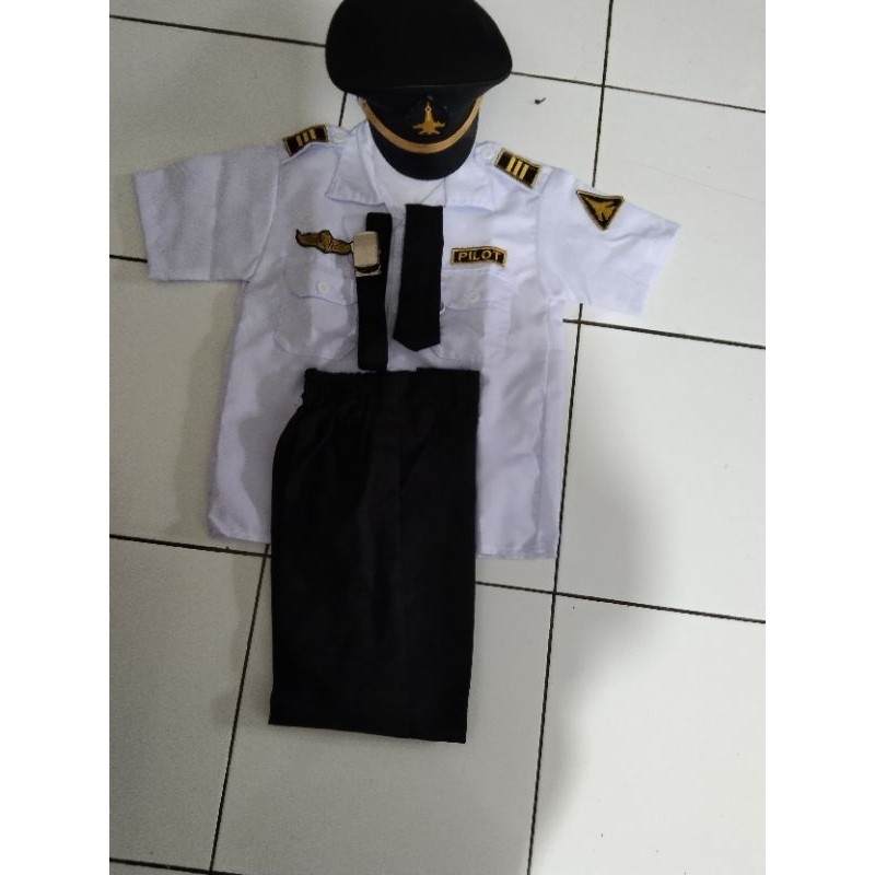 Baju pilot anak baju TNI AU anak laki-laki baju profesi anak