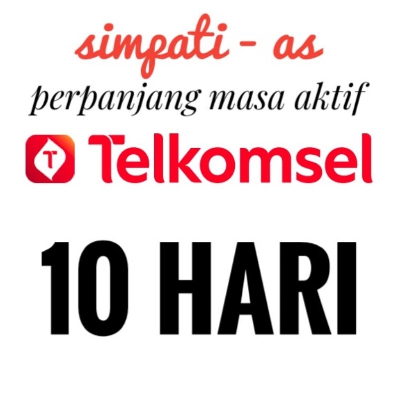 perpanjang masa aktif TELKOMSEL SIMPATI AS 10 hari