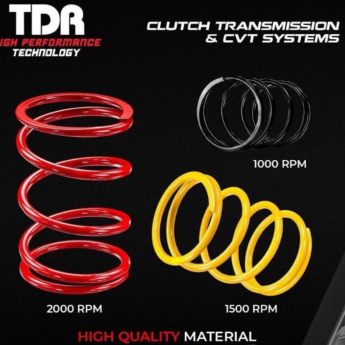 PER CVT TDR RACING 1500 RPM/ PER CVT MIO TDR RACING/ PER CVT VARIO TDR RACING/ PER CVT BEAT F1 TDR R