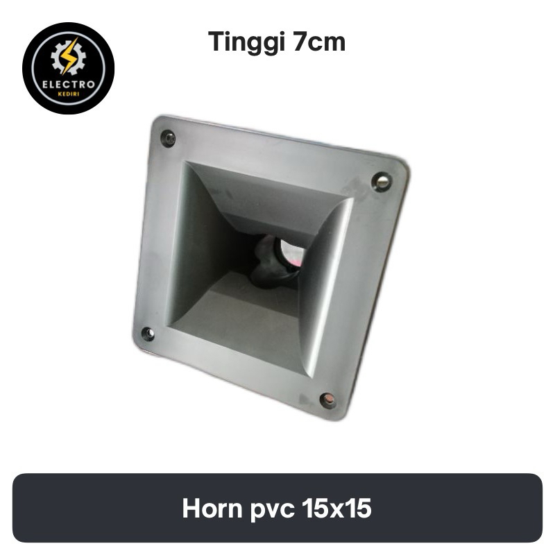 Horn Tweeter 15 x 15 cm pvc drat bagus | horen twiter 15x15 hitam