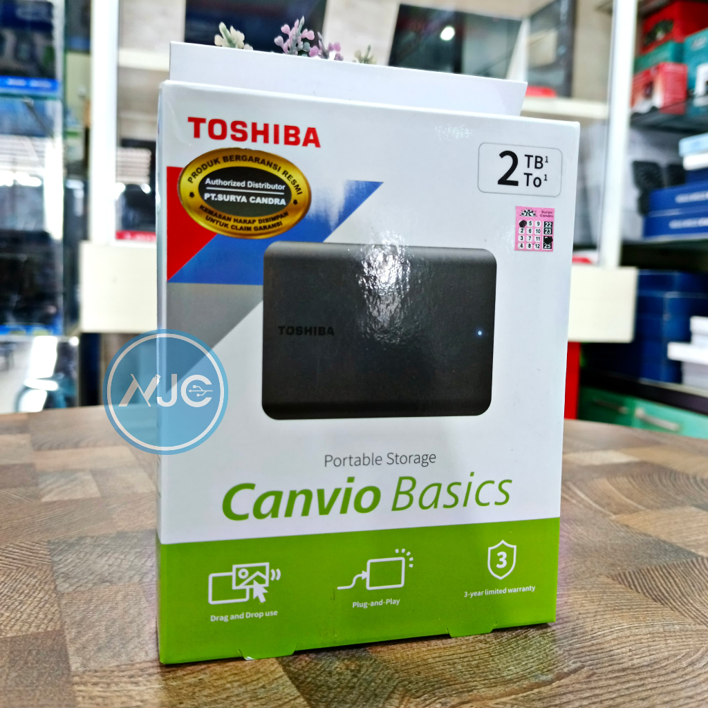HARDISK EXTERNAL TOSHIBA CANVIO 1TB /  2TB