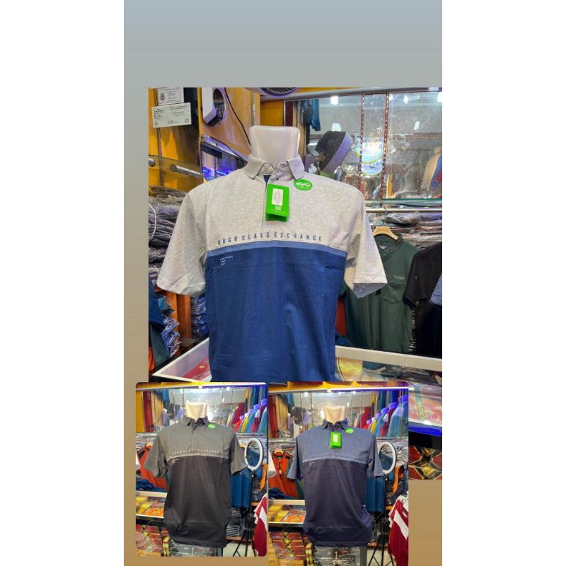 ( UKURAN L )KAOS KERAH CRS 91 MODEL LIST / KAOS KERAH HUGO CLASS LIST / KAOS KERAH HUGOCLAS MODEL KO