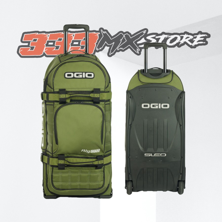 Troley Bag Ogio Rig 9800 Pro Green Travel Bag Ogio 9800 Original