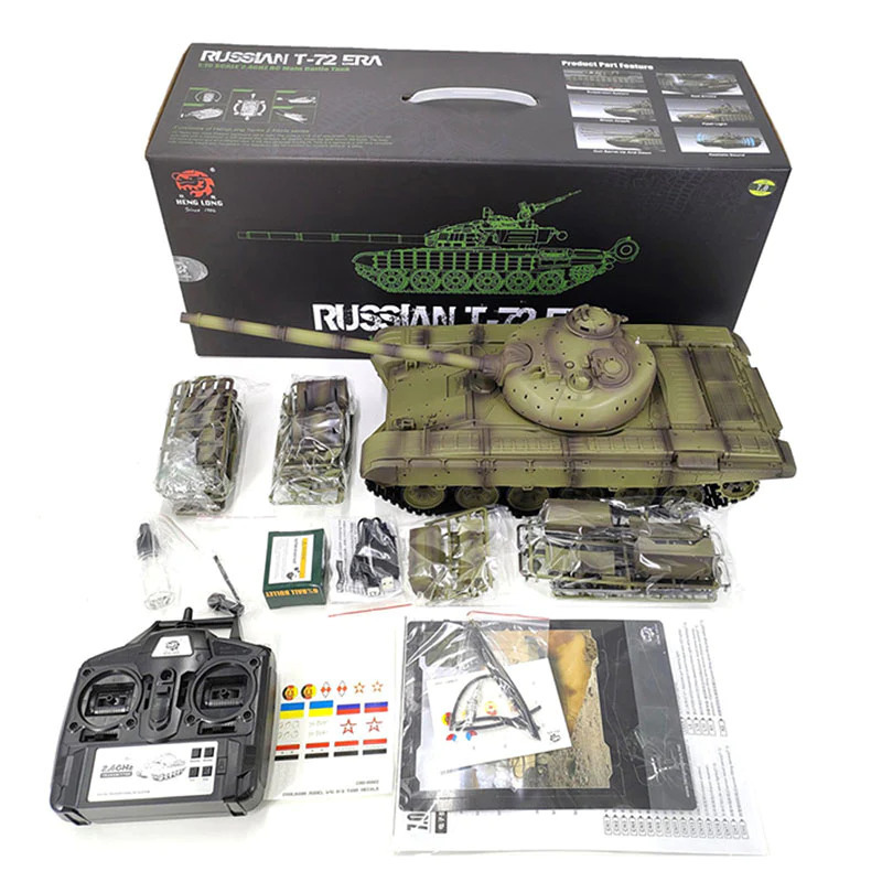 Berbagai Model RC Tank Henglong Pro Up 1/16 Shoot Bullet 6mm Militer