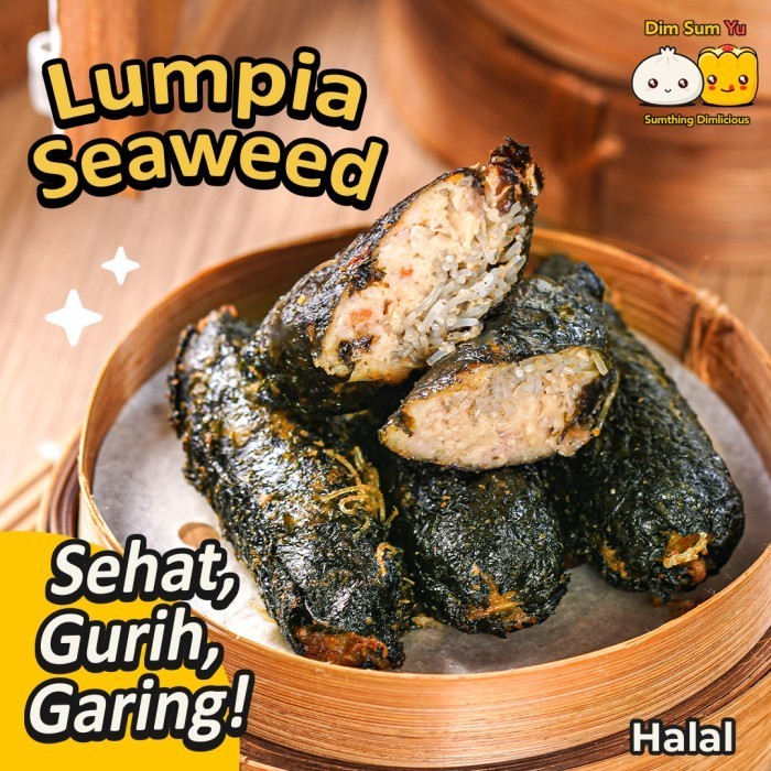 

GROSIR !! Lumpia Seaweed Ayam Udang Spring Roll Garing Dim Sum Sarapan