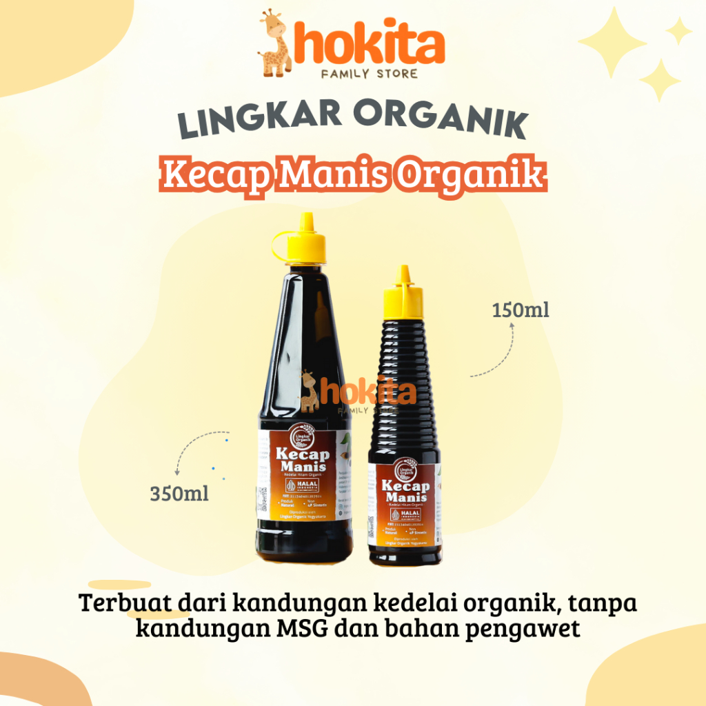 

Lingkar Organik Kecap Manis Organik Non MSG Non GMO