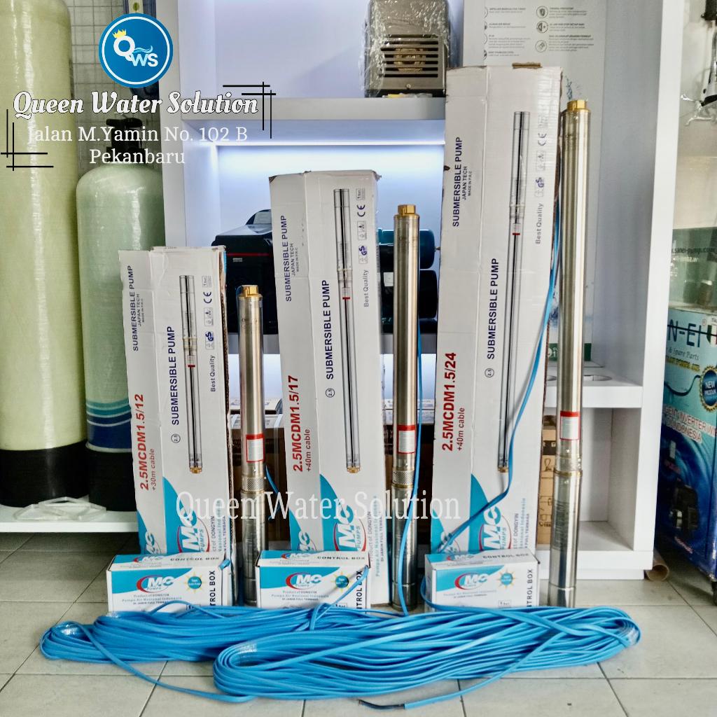 Pompa Satelit / Celup 2.5” Nasional MC PUMP Kabel Biru