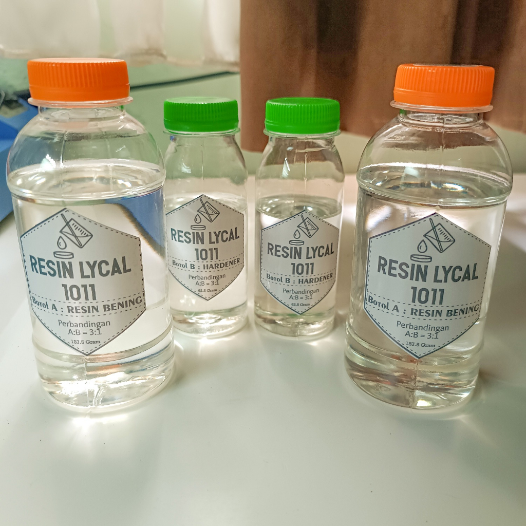 Resin Lycal 1011 Super Bening 250ml Resin Keras 250gram