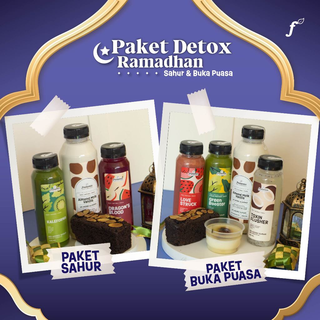 

Vegan Detox Package Ramadhan Sahur & Buka Puasa. Premium Hampers