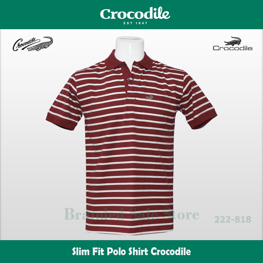 Polo Shirt  Slim Fit  CROCODILE - Kaos  Kerah Pria  222-818-10