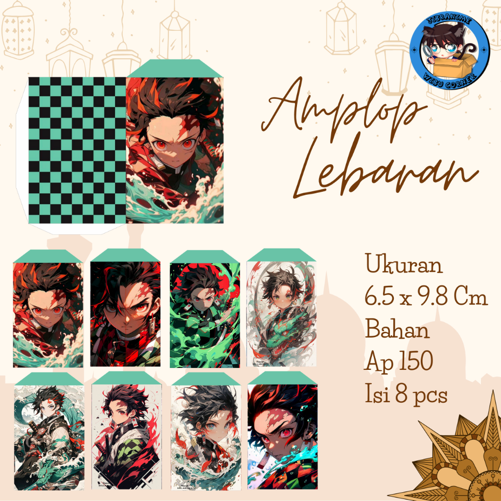 

amplop kmetsu no yaiba tanjiro